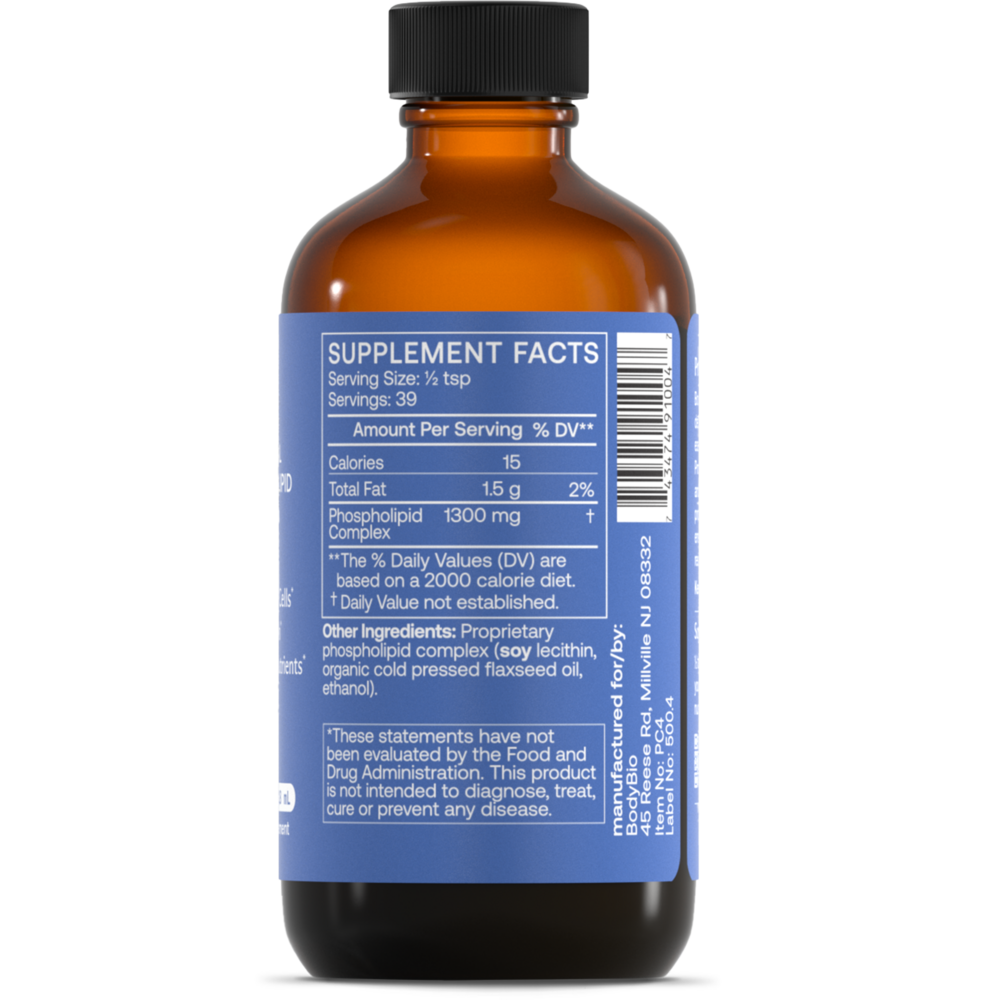 BodyBio PC® Liquid (4 Oz) Essential Phospholipids
