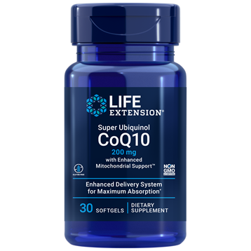 Super Ubiquniol CoQ10 MitoSupp 200mg [30 Softgels]