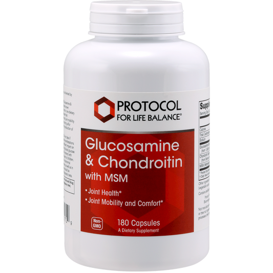 Glucosamine & Chondroitin w/MSM [180 Caps]