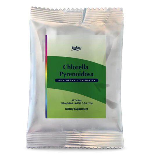 BioPure Chlorella Pyrenoidosa Travel Size [48 Tabs]